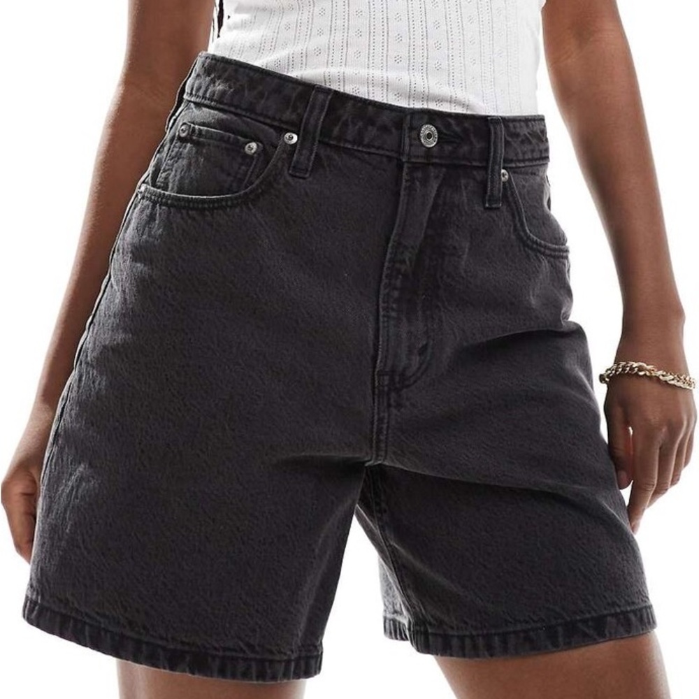 Abercrombie & Fitch curve love dad fit denim short